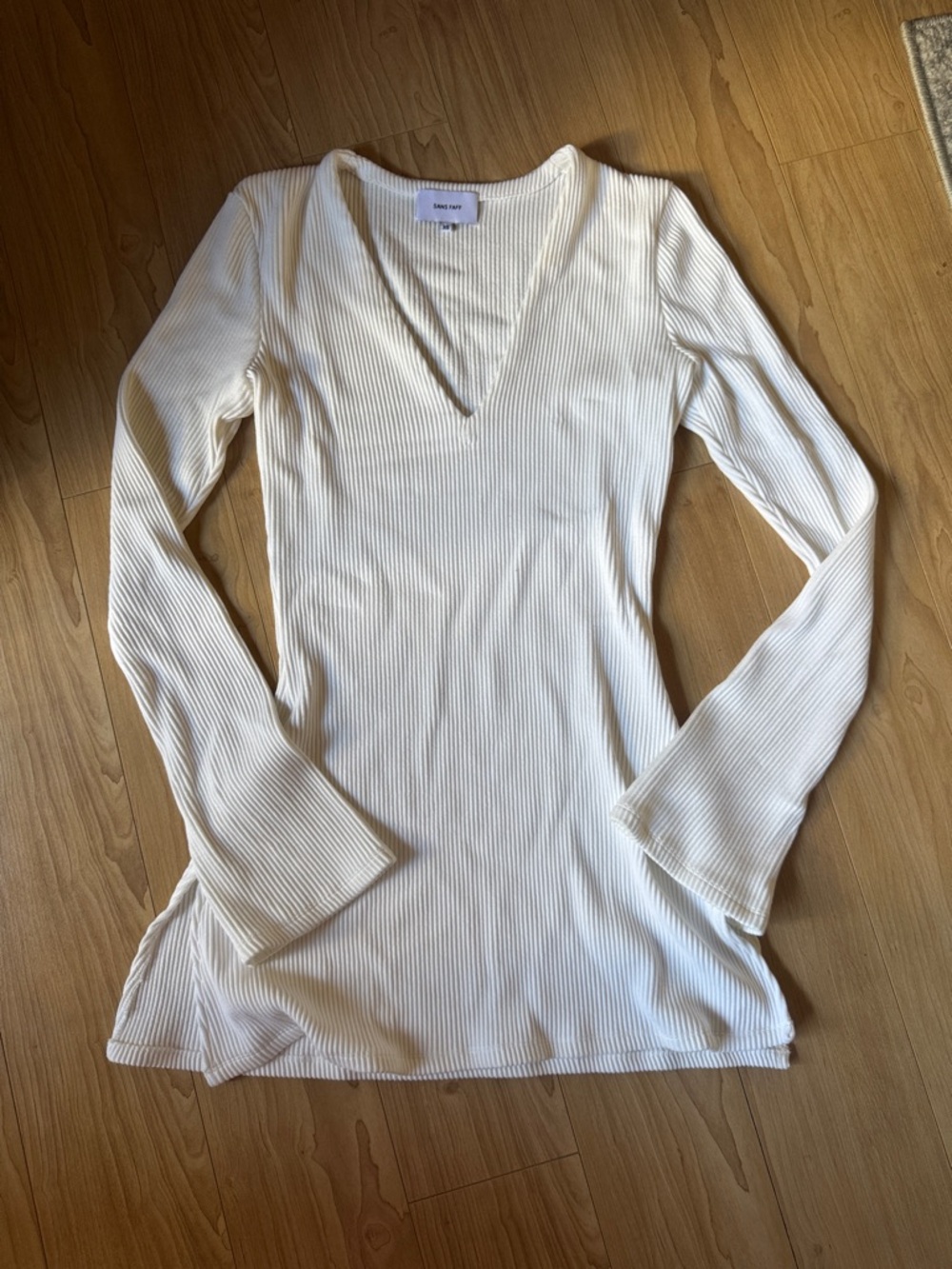 Sylvie Enviro Rib V-Neck Top